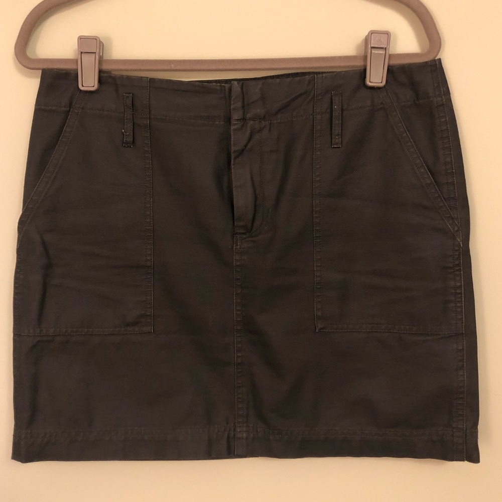 Madewell coated twill skirt - coated denim style